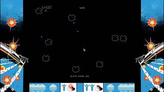 Atari Flashback Classics  Asteroids Arcade [upl. by Tuck]