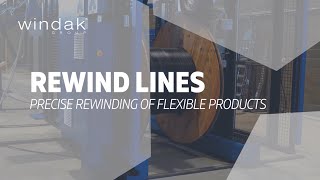 Windaks Rewind lines for wire and cable [upl. by Cul]