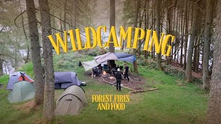 Group WildCamping in a forest [upl. by Bette-Ann341]