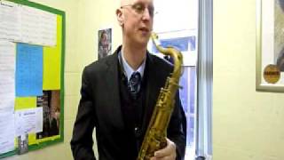 Altissimo register fingering for Tenor  Alto amp Baritone saxophone explained and demonstrated [upl. by Gnik]