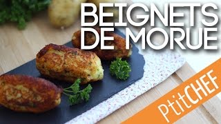 Recette de beignets de morue  Ptitchefcom [upl. by Perceval]