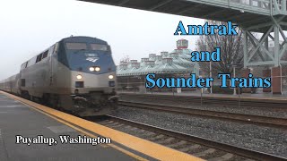 Amtrak Cascades amp Sounder Train [upl. by Simons224]