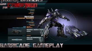 Transformers War For Cybertron  Team Deathmatch in Berth as Barricade  gameplay ITA [upl. by Anigue]