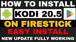 BRAND NEW KODI 205 UPDATE ON FIRESTICK amp ANDROID Simple Guide [upl. by Loyce]