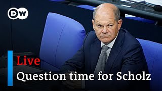 Live Parliamentary questioning of German Chancellor Scholz  DW News [upl. by Eckart]