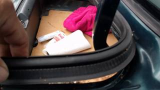 How to fix a leaky trunk on Honda Civic [upl. by Sikata]