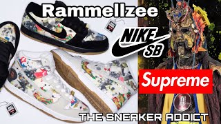 Supreme Nike SB Rammellzee Dunk Low High Sneaker Review Sneaker of the Year [upl. by Enileve]