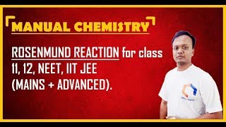 Lindlar catalyst H2pdBaSO4 Rosenmund reduction JEE ADVANCED MAINSHindi [upl. by Durrett631]