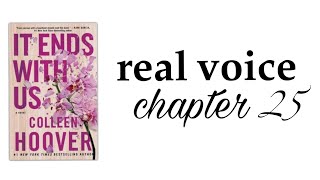 it ends with us audio book  chapter 25 real voice [upl. by Hoppe626]