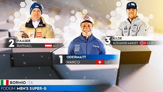 Mens Super G  Highlights  Bormio ITA  2023 [upl. by Krista]