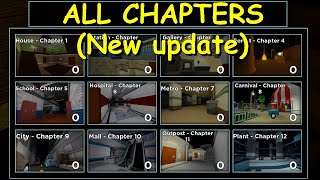 SOLO MODE  ROBLOX PIGGY New update ALL Chapters 112  ALL ENDINGS [upl. by Cassell]