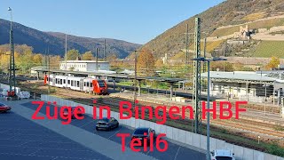 Züge in Bingen HBF Teil6 deutschebahn trainspotting zugverkehr [upl. by Boothman]