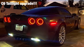 C6 Corvette gets Alpharex Taillight upgrade Must do Mod [upl. by Dulcy415]