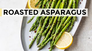 HOW TO COOK ASPARAGUS  15minute oven roasted asparagus recipe [upl. by Yecart350]