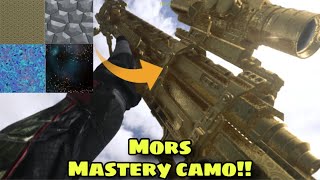 MORS MASTERY CAMOS  UNLOCK MASTERY CAMO GUIDE  CLASS SETUP [upl. by Meadow462]