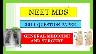 General Medicine amp General Surgery Revision  NEET MDS [upl. by Collayer]