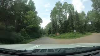 Driving into Lake Opeongo in Algonquin Park from Hwy 60 [upl. by Anawot]