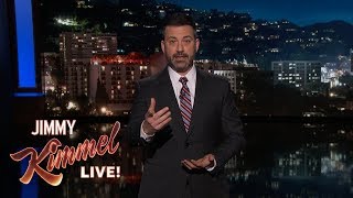 Jimmy Kimmel on School Shooting in Parkland Florida [upl. by Dnar]