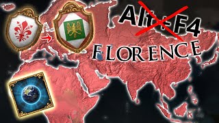 Florence World Conquest  NO CULTURE SHIFT  NO ALT F4 EU4 137 [upl. by Howlan709]