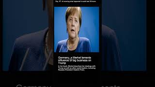 Germanys Merkel laments influence of big business on Trump [upl. by Ecinaej428]