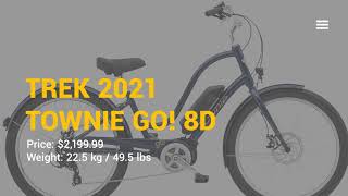 Electra Townie Go 8D EQ 2021 bike review [upl. by Annayrb]