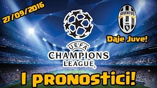 STASERA TIFIAMO JUVENTUS I PRONOSTICI  CHAMPIONS LEAGUE [upl. by Adnalor]