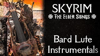 Skyrim  Bard Lute Instrumentals Age of Oppression Ragnar the Red Tale of the Tongues [upl. by Calesta]