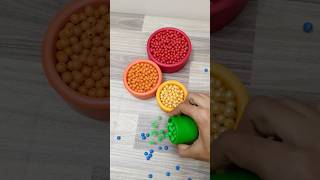 Colorful Sorting Beads Asmr Reverse Video shorts [upl. by Ecirtnom]