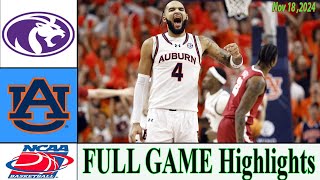 Auburn vs North Alabama Highlights Nov 18 2024  College mens basketball 2024  Ncaa basketball [upl. by Clint81]