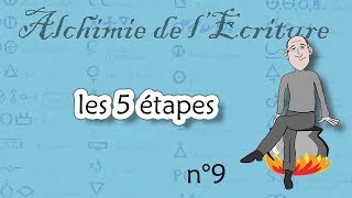 Alchimie de lécriture épisode n°9  les 5 étapes [upl. by Esyned]