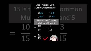 Add Fractions with Unlike Denominators  Fast amp Easy Math Tutorial [upl. by Lach]