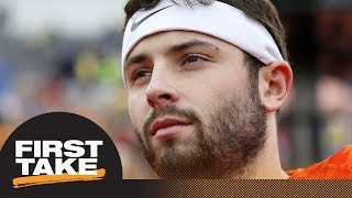 Mel Kiper buying Baker Mayfield hype with new 2018 NFL Mock Draft  First Take  ESPN [upl. by Ute]