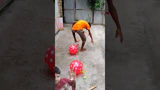 Balloon challenge video balloon funny poppingballon comedy balloonpop diwali fun TheBirdTrap [upl. by Kassia702]