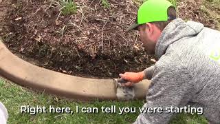 How to Properly Trowel Concrete Landscape Curbing  The Curb Depot [upl. by Conrado]