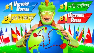 Winning Fortnite in Every Region [upl. by Tuesday]