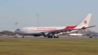 Air Algérie Airbus A330200 landing at MontrealYul airport [upl. by Rehtaef]