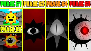 Phase 1 VS Phase 2 VS Phase 3 VS Phase 4 VS Phase 5 in Incredibox Sprunki [upl. by Aisyram]