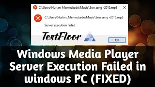 Windows Media Player Server Execution Failed in Windows PC Fixed [upl. by Ailis]