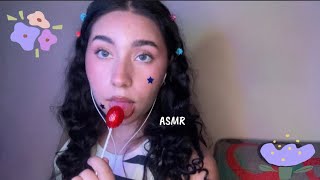 ASMR  Sonidos de paleta 🍭  plática ¿Qué hay en patreon [upl. by Eilak237]