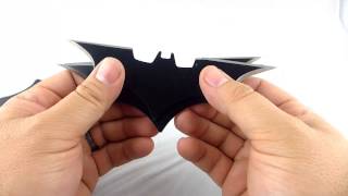 Batman 6quot Batarang Throwing Knives Review made by PRAG [upl. by Nessie190]