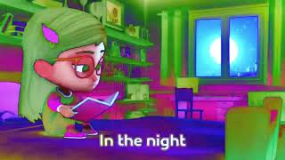 Pj masks hey hey owlette song with captions colorful [upl. by Tsew]