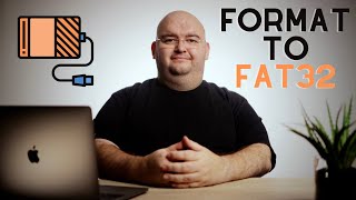 How To FORMAT EXTERNAL DRIVE TO FAT32 [upl. by Maggio29]