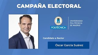 Óscar García candidato a Rector Estudiantes [upl. by Turner]