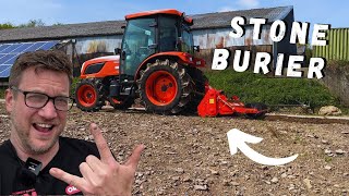 How Much Stone can a STONE BURIER Bury We TEST a WINTON Stone Burier and show you how they work [upl. by Nayt]