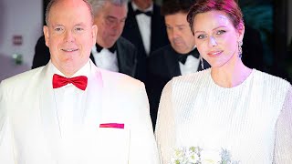 Charlene Of Monaco And Albert Of Monaco Expected For The Opening Of The Rose Ball [upl. by Short]