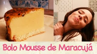 BOLO MOUSSE de MARACUJÁ  TPM pra que te quero [upl. by Oidivo]