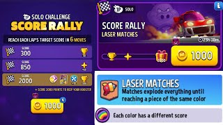 Score Rally LASER MATCHES RAINBOW Solo Challenge 2000 Score  PaGaL Gamer [upl. by Eelynnhoj580]