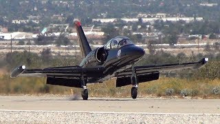 Patriots Jet Team Arriving at Hangar 24 AirFest 2017 [upl. by Myrta]