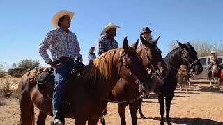 Cabalgata a Quitovac Sonora tohono oodham [upl. by Adnovay]