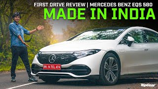 Mercedes Benz EQS 580  Made In India  First Drive Review [upl. by Aralc]